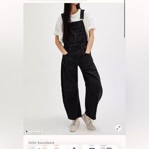 We The Free Good Luck Barrel Overalls